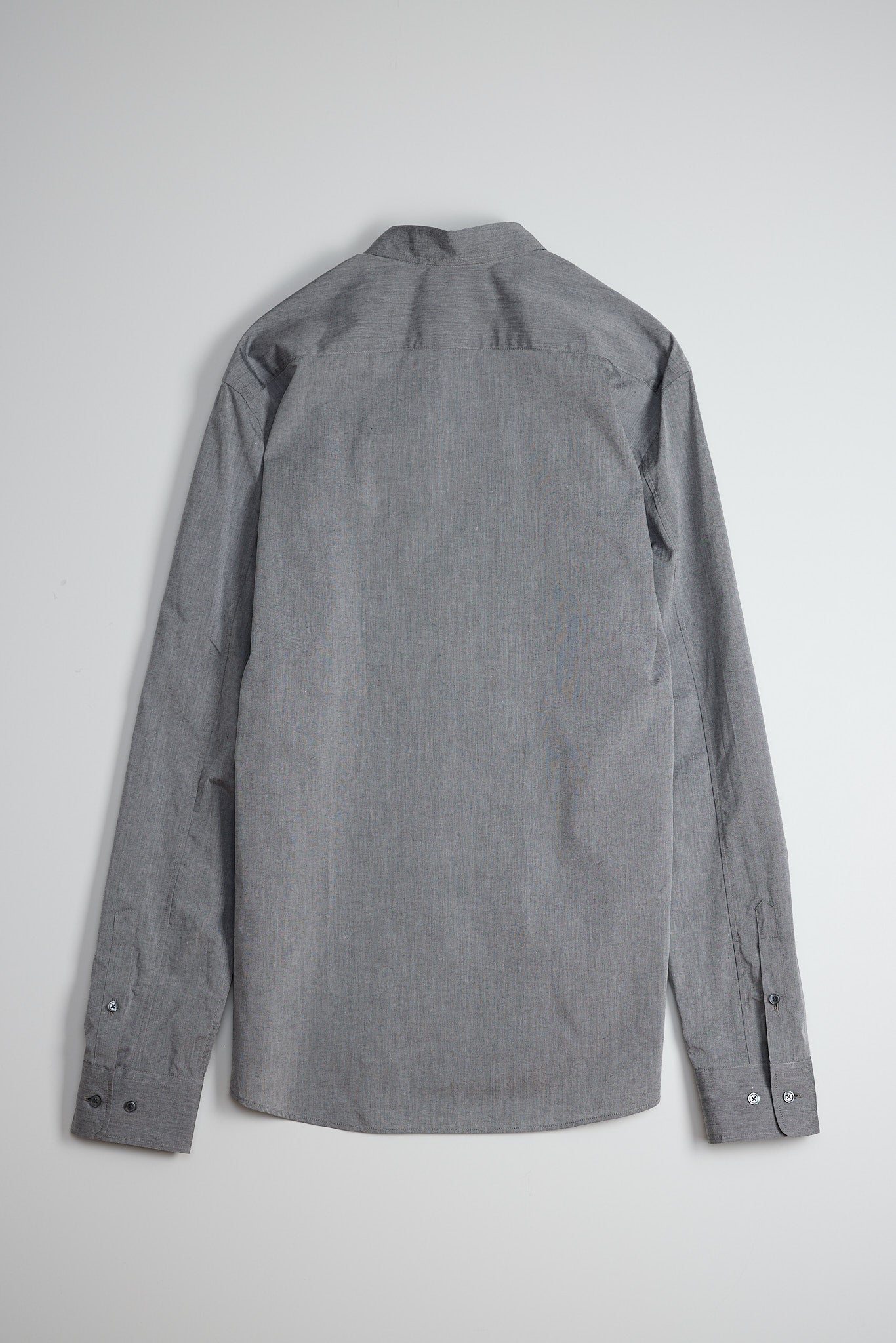 Japanese Yarn Dyed Poplin in Grey 02