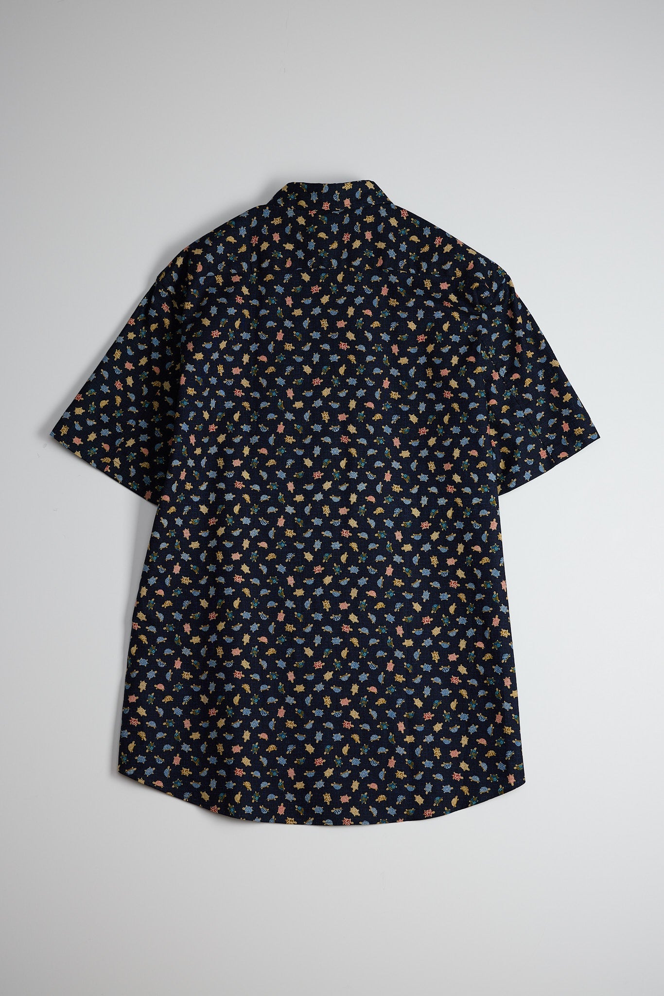 Japanese Turtle Print in Navy 02