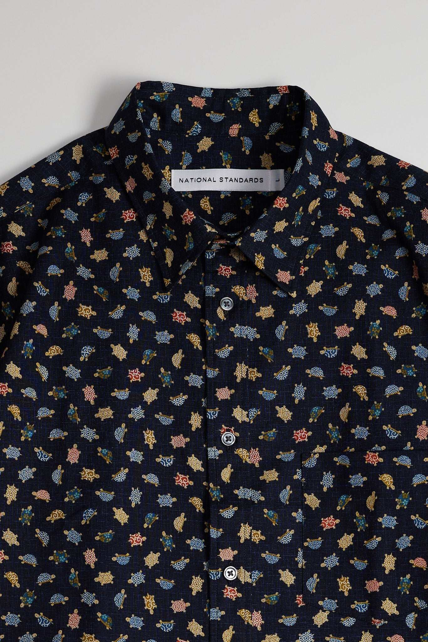 Japanese Turtle Print in Navy 03