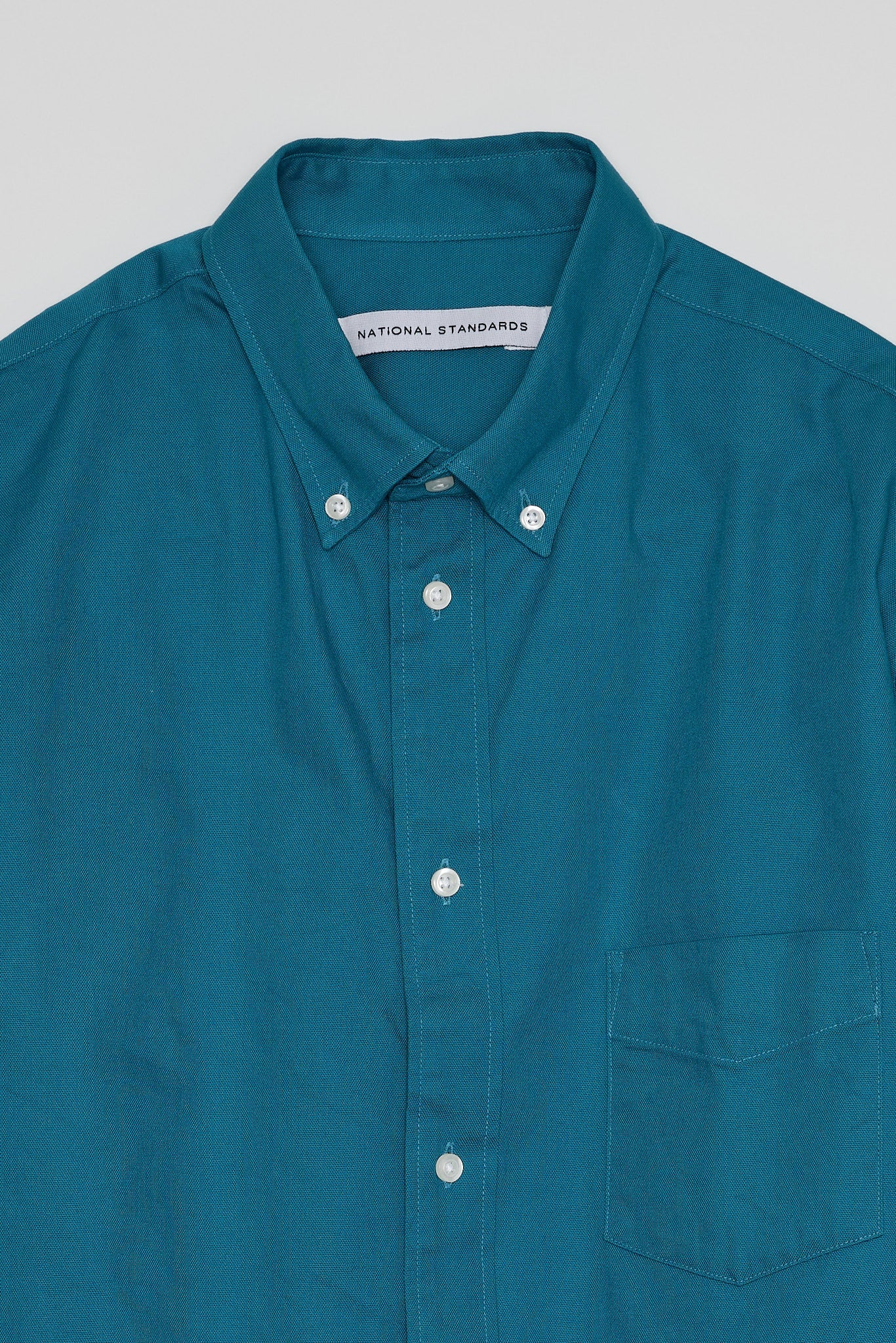 Japanese Washed Oxford in Teal 03