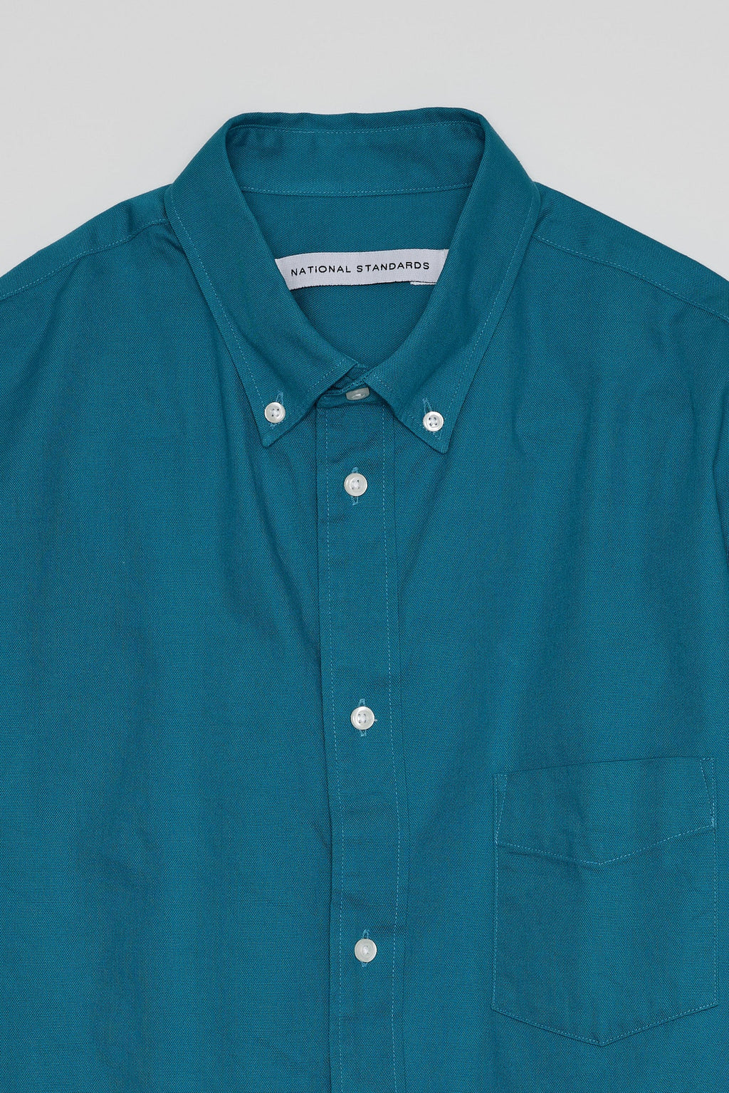 Japanese Washed Oxford in Teal 03