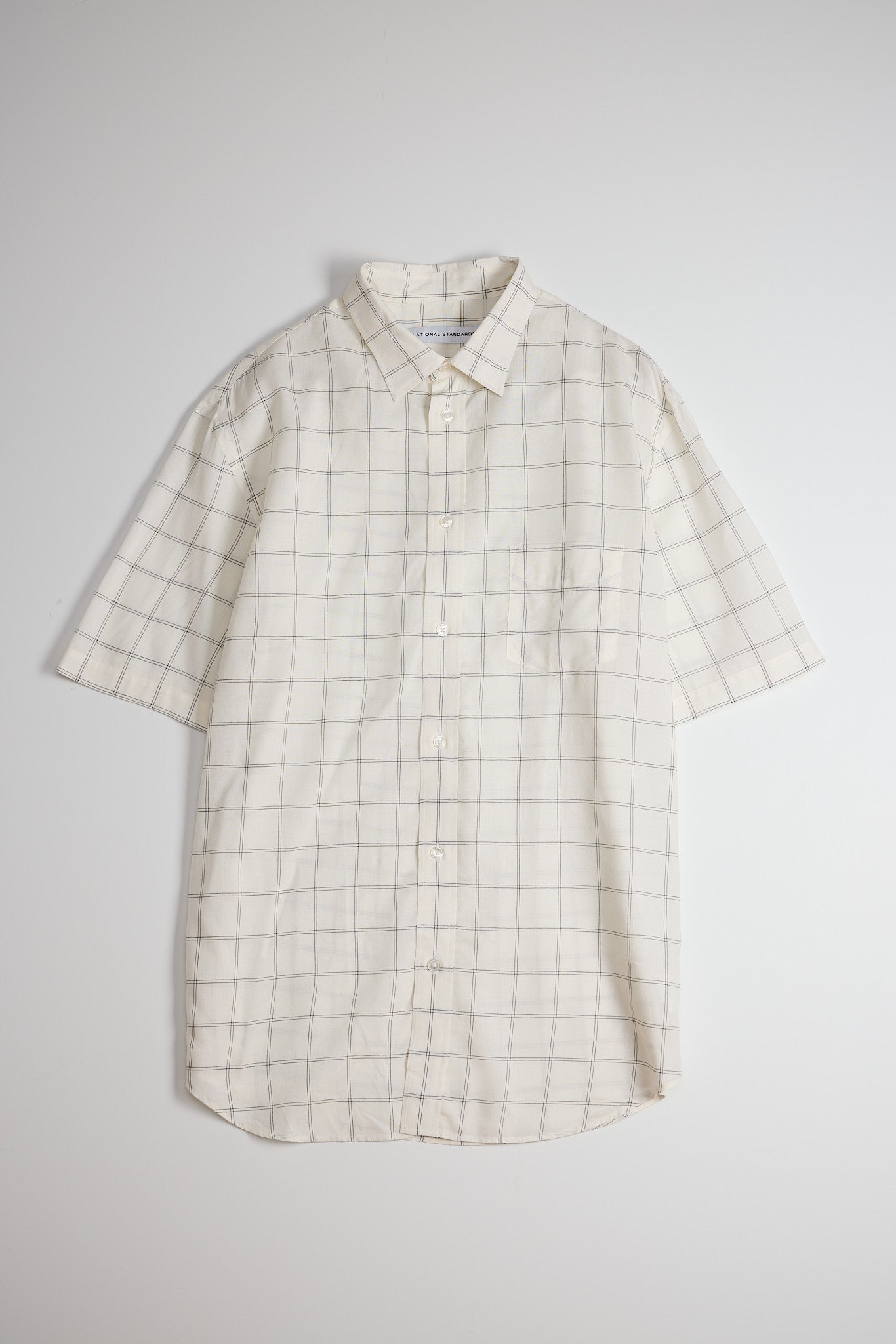 Japanese Checkerboard Plaid in White 01