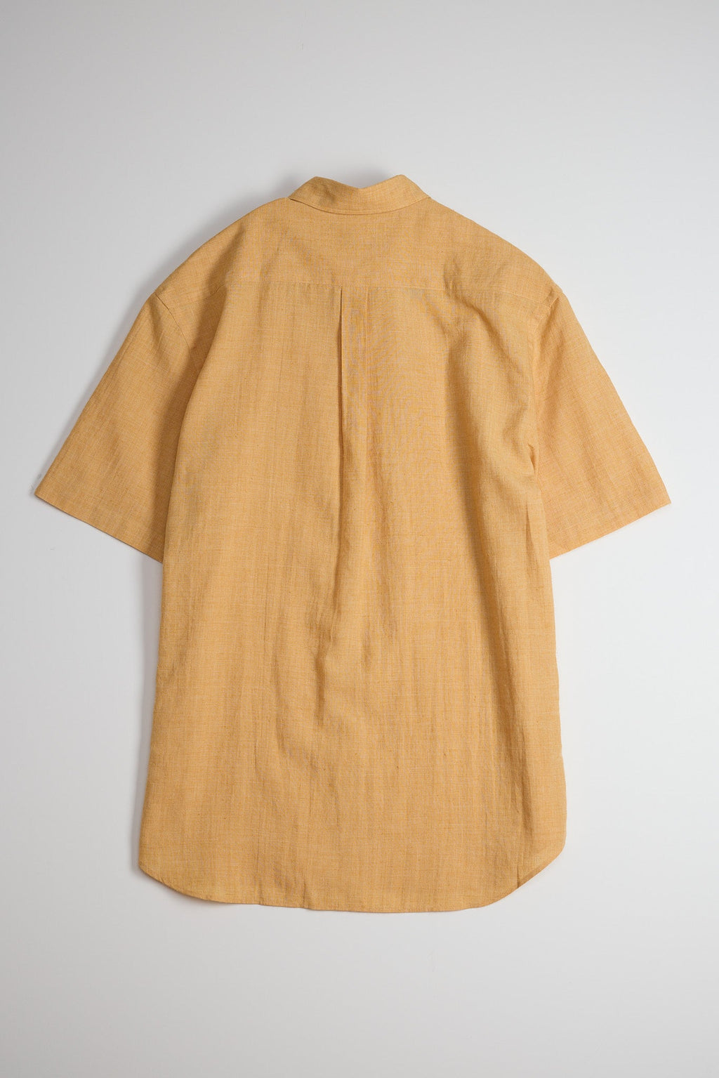 Japanese Washed Linen in Saffron 01 