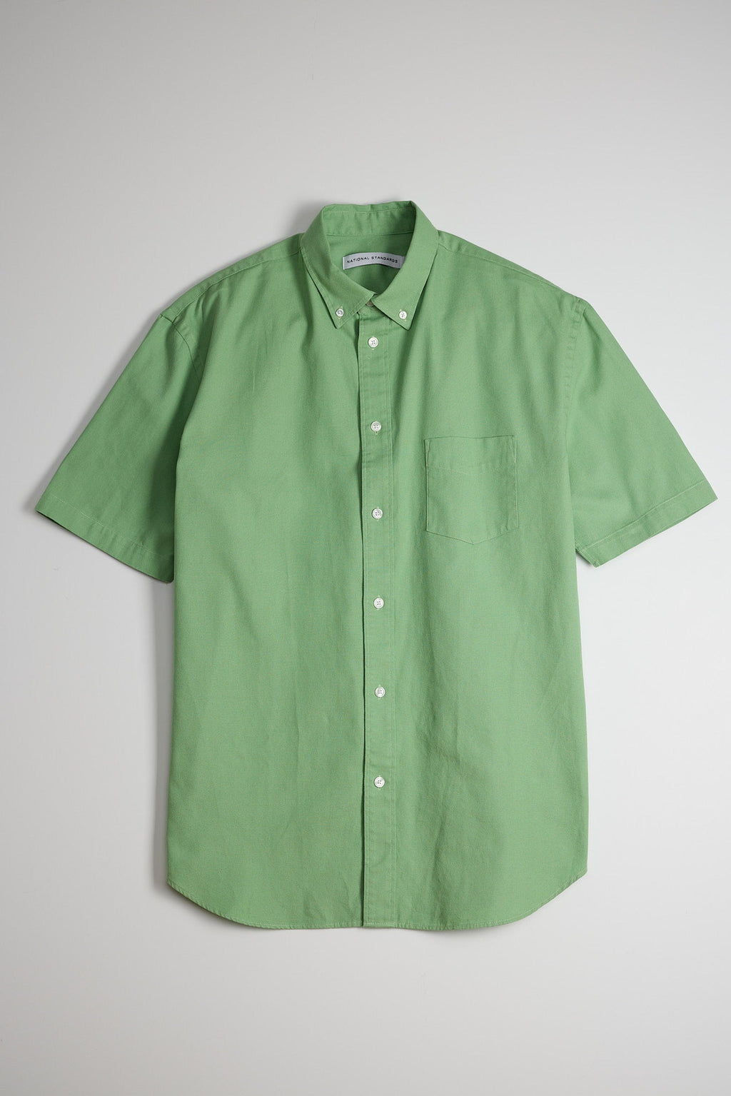 Japanese Washed Oxford in Green 01 