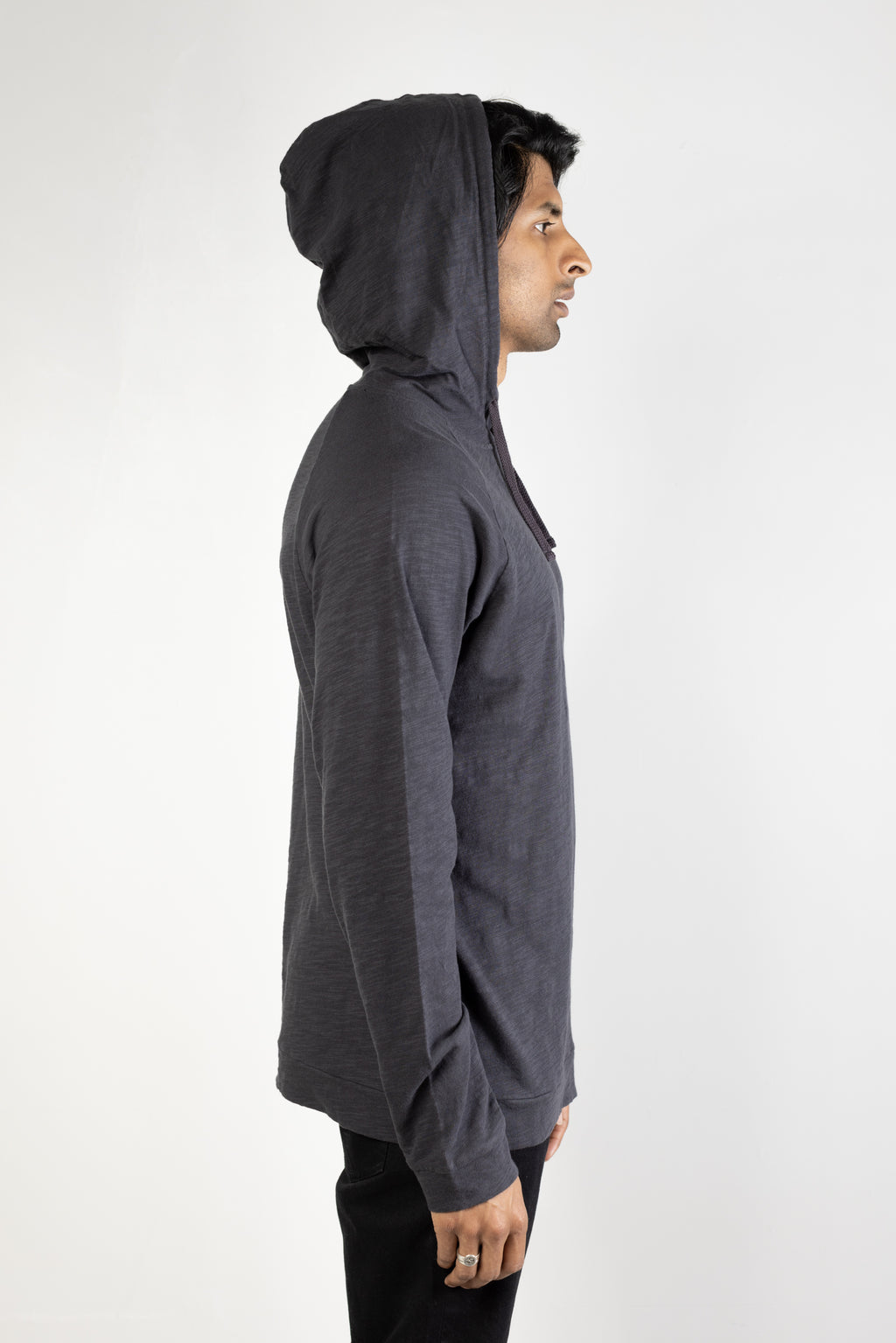 NS2139-4 Slub Jersey Pullover Hoodie in Slate 03