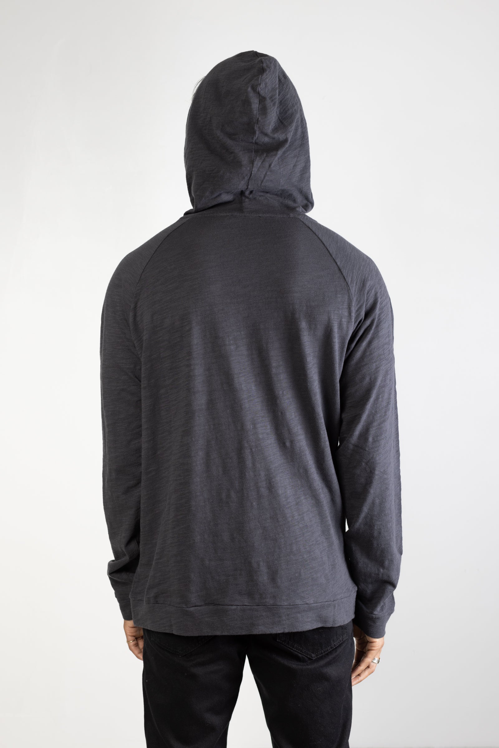 NS2139-4 Slub Jersey Pullover Hoodie in Slate 04